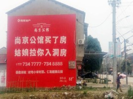 印江墙体广告在乡镇、农村市场的媒体优势