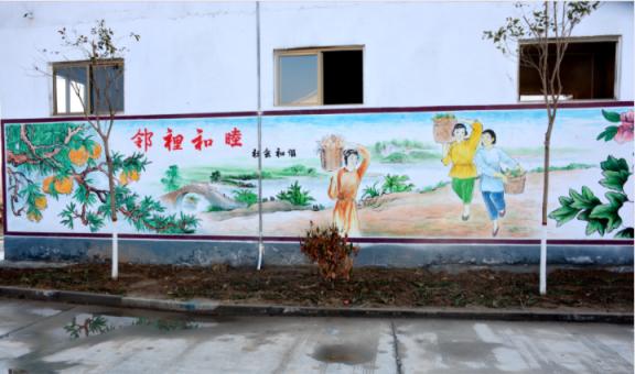 印江乡镇文化墙 乡风文明焕发新活力