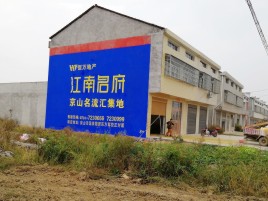 印江农村墙体广告在不同形式上面展现的不同特色