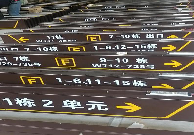 印江广告标识中，常见的几种安装方式。